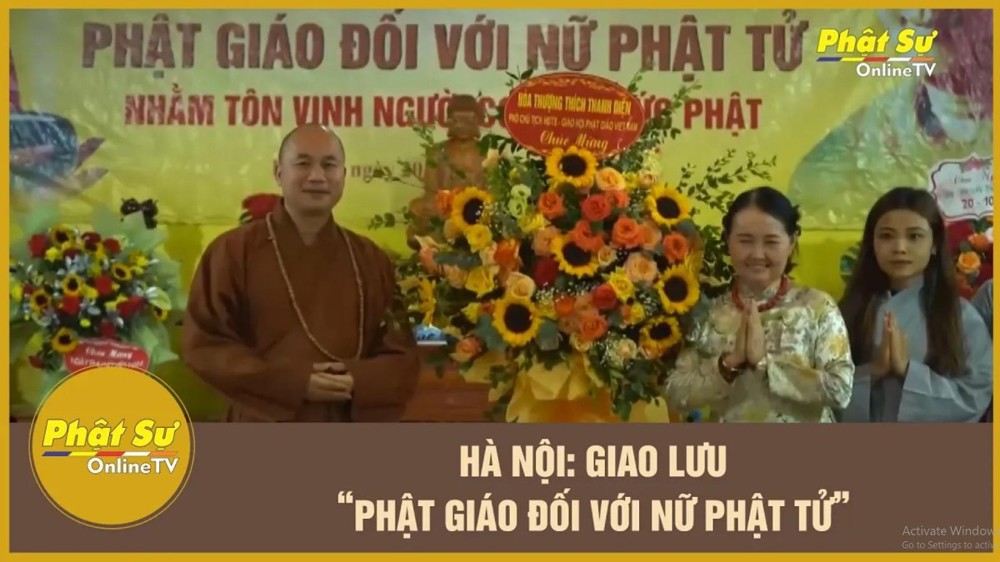 [Video] Hà Nội: Giao lưu “Phật giáo đối với nữ Phật tử”