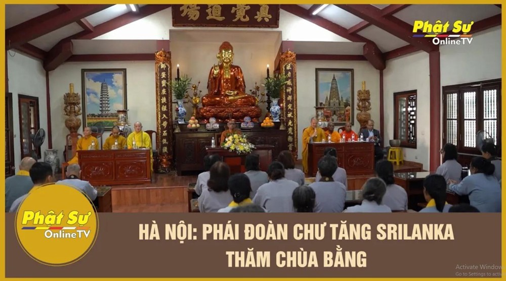 [Video] Hà Nội: Phái đoàn chư Tăng Ski Lanka thăm chùa Bằng