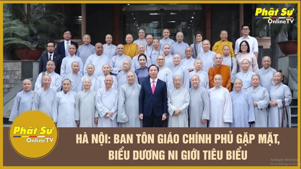 [Video] Hà Nội: Ban Tôn giáo chính phủ gặp mặt, biểu dương Ni giới tiêu biểu