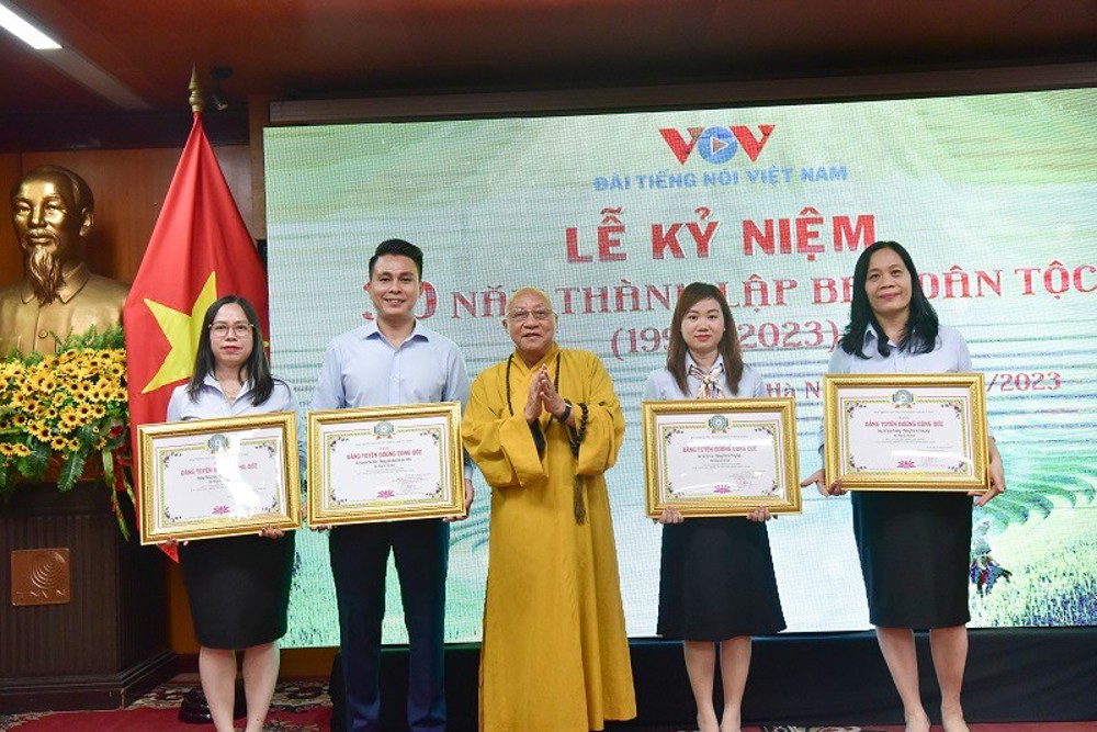 Hà Nội: Truyền thông Phật giáo tuyên dương công đức Ban Dân tộc VOV4