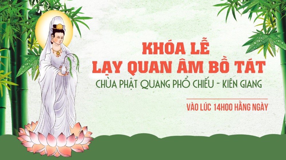 🛑Trực tiếp1/11: Khóa lễ lạy Quan Âm Bồ Tát chùa Phật Quang Phổ Chiếu - Kiên Giang