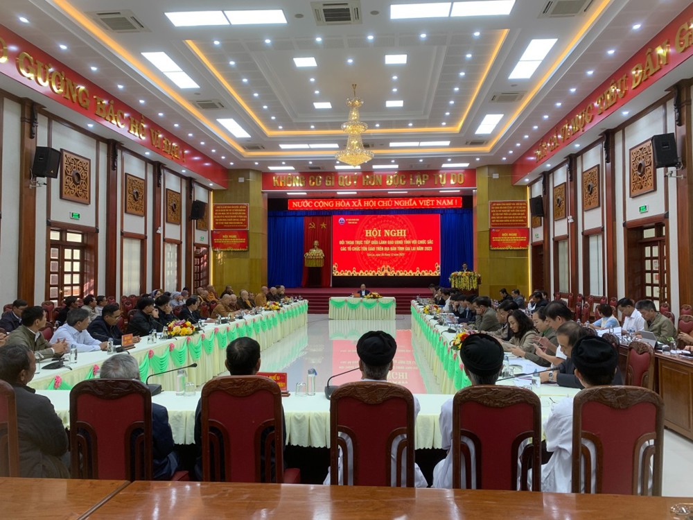 Gia Lai: Hội nghị gặp gỡ, đối thoại với các tổ chức tôn giáo năm 2023