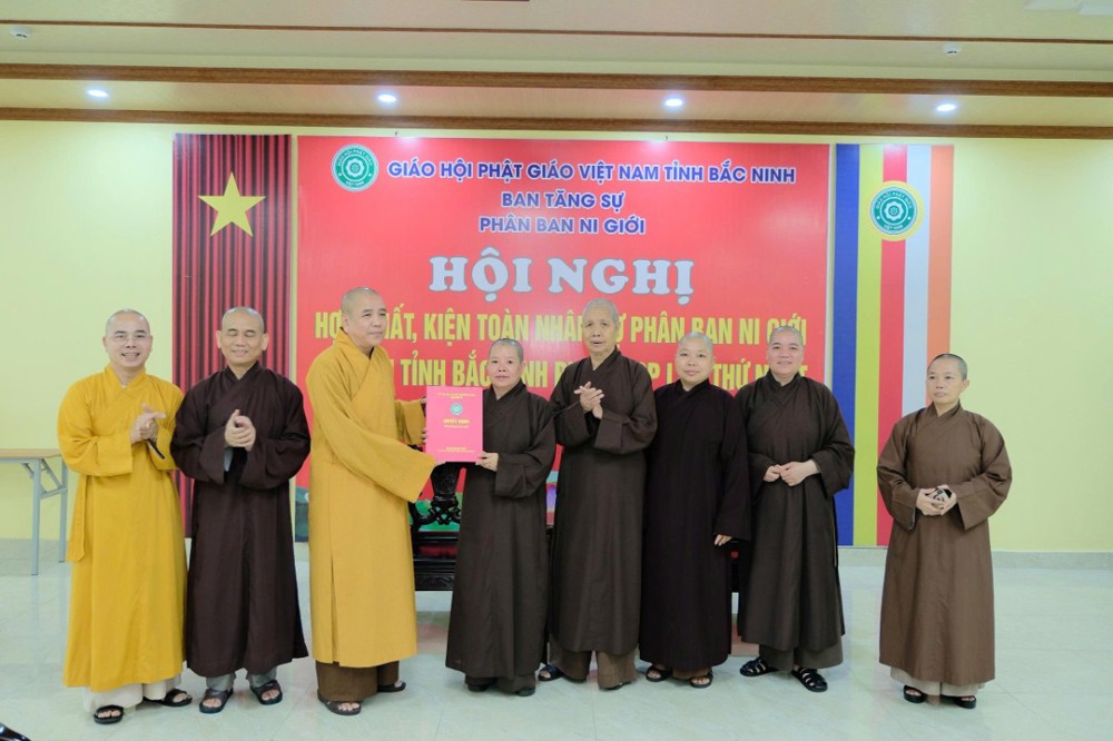 Bắc Ninh: Hội nghị hợp nhất, kiện toàn nhân sự Phân ban Ni giới tỉnh, nhiệm kỳ 2022–2027