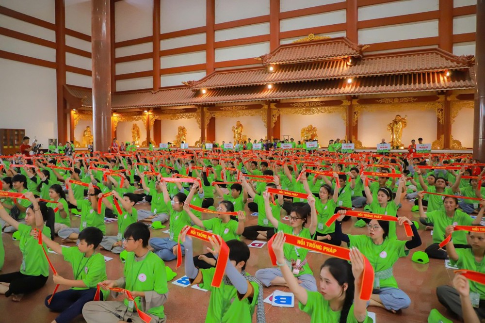 Đồng Nai: Sôi động Gameshow “Hồi Trống Pháp” tại Hội trại Tuổi trẻ và Phật giáo lần thứ 15