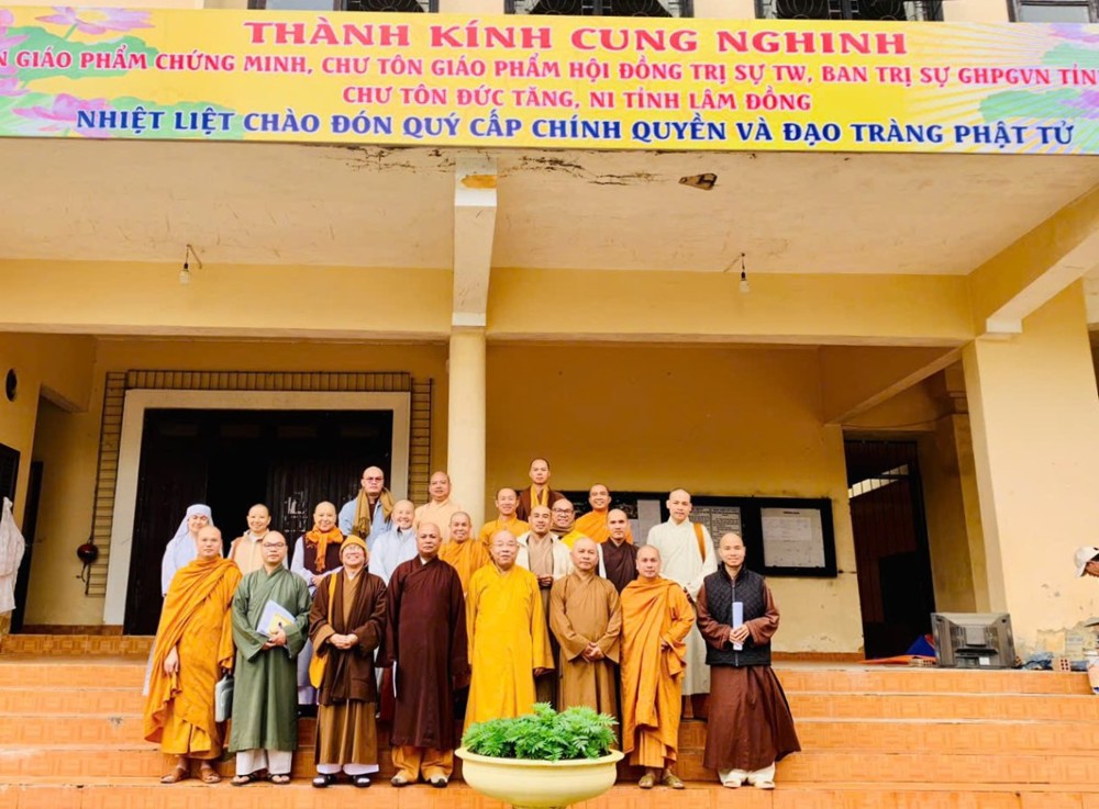 Lâm Đồng: Ban Hoằng pháp tỉnh họp thống nhất nhân sự sau khi sáp nhập