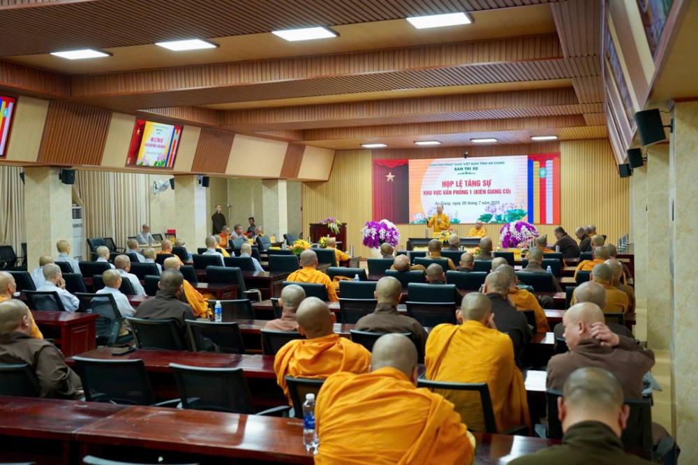 An Giang: Họp lệ Tăng sự khu vực Văn phòng 1 (Kiên Giang cũ)
