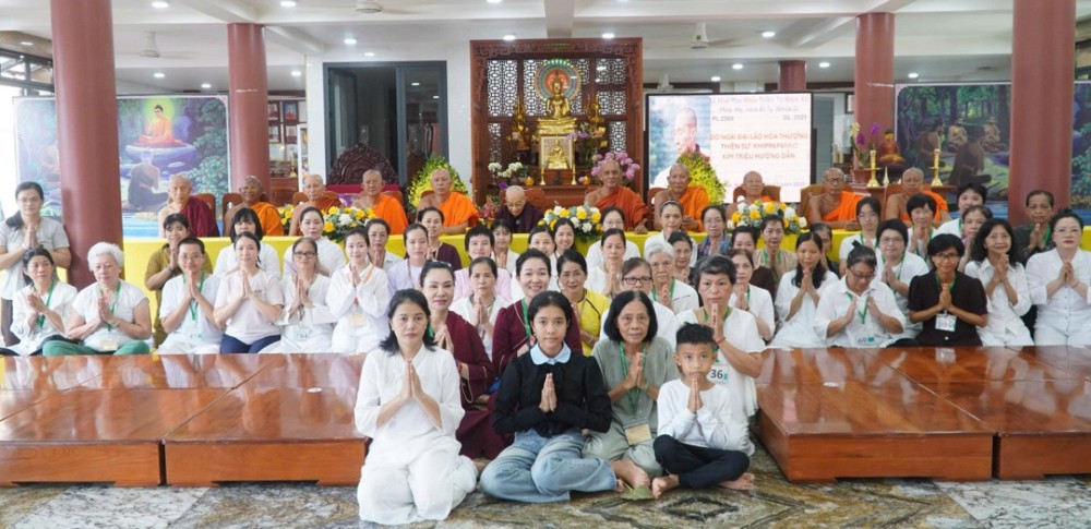 An Giang: Chùa Thiên Trúc (Hà Tiên) khai mạc khóa thiền Tứ niệm xứ 2025