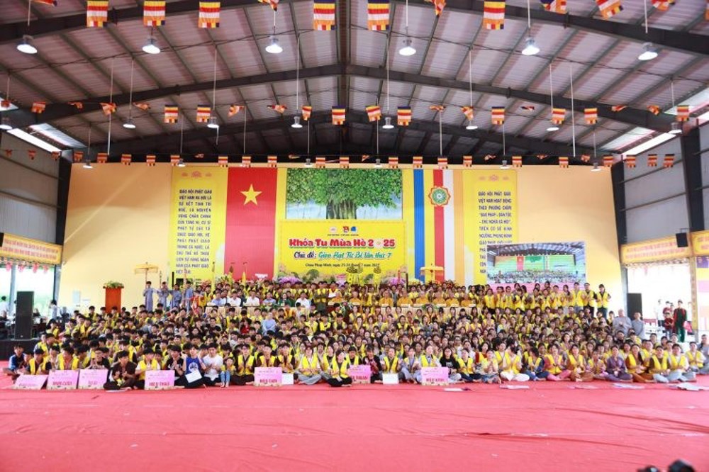 Tây Ninh: Bế mạc khóa tu mùa hè năm 2025 tại chùa Pháp Minh
