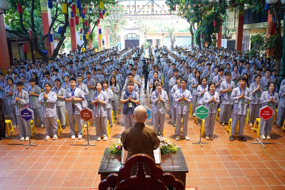 Ngày tu tập thứ 5: Hòa thượng Thích Bảo Nghiêm truyền trao hạt giống đoàn kết cho thế hệ trẻ