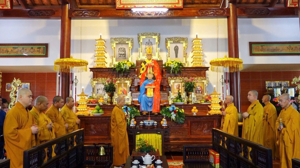 An Giang: Lễ cung thỉnh Pháp tướng Hòa thượng Tổ sư và nghi thức Khai Đại Hồng chung tại Điểm sinh hoạt tôn giáo tập trung Chơn Hiển