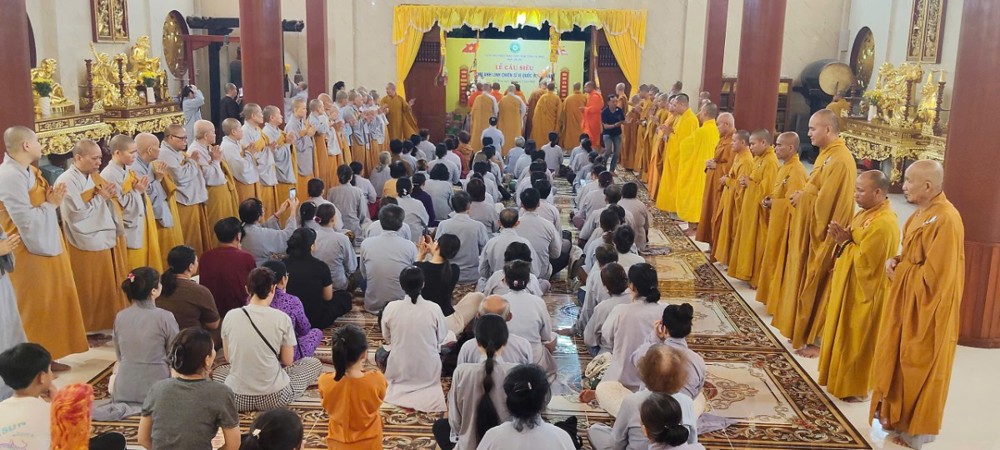 Ban Trị Sự GHPGVN tỉnh Cà Mau trang nghiêm tổ chức lễ cầu siêu anh linh chiến sĩ vị quốc vong thân