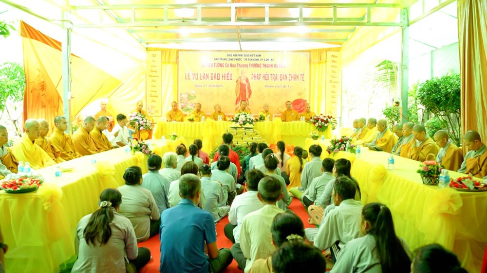 Cần Thơ: Điểm SHTGTT Long Phước trang nghiêm tổ chức lễ tiểu tường cố HT. Thích Thanh Biết và Đại lễ Vu Lan báo hiếu PL.2569