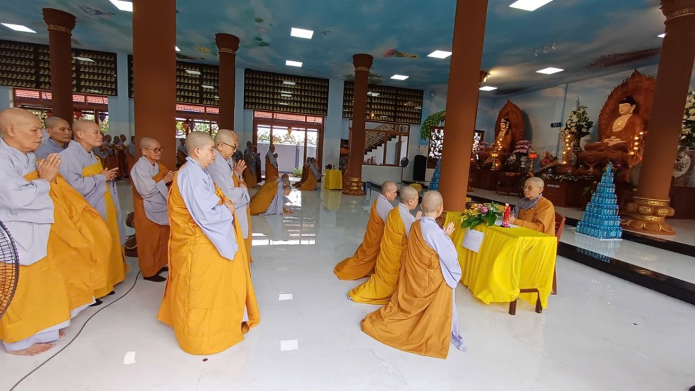TP.HCM: Lễ Tự tứ- Tạ pháp trường Hạ chùa Di Đà- xã Nhuận Đức