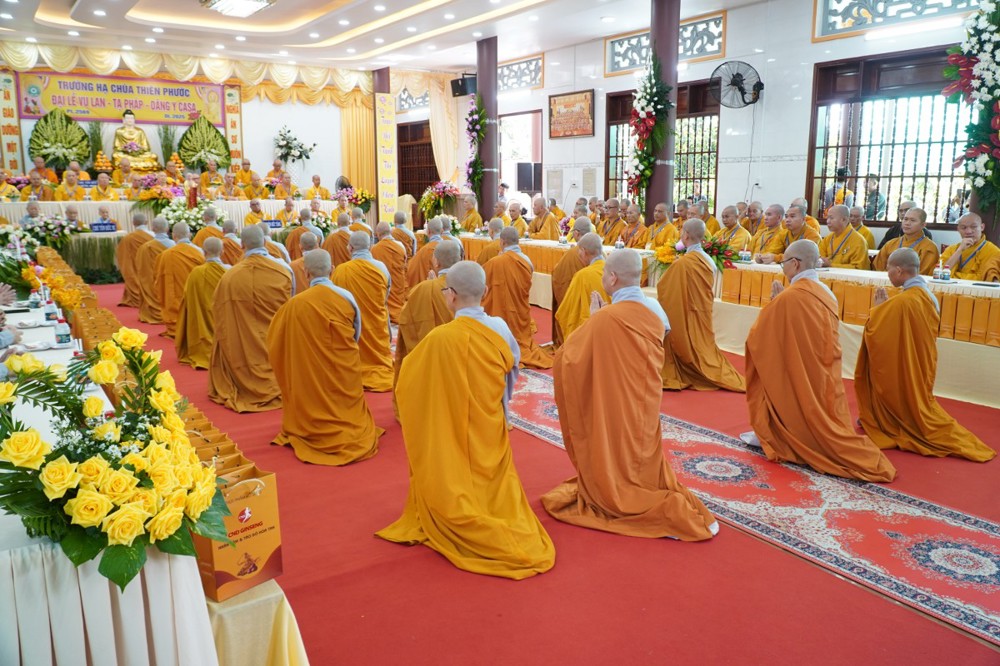 Đồng Tháp: Đại lễ Vu lan - Tạ pháp - Dâng Ca sa tại Trường hạ Thiên Phước (phường Mỹ Phong) PL.2569