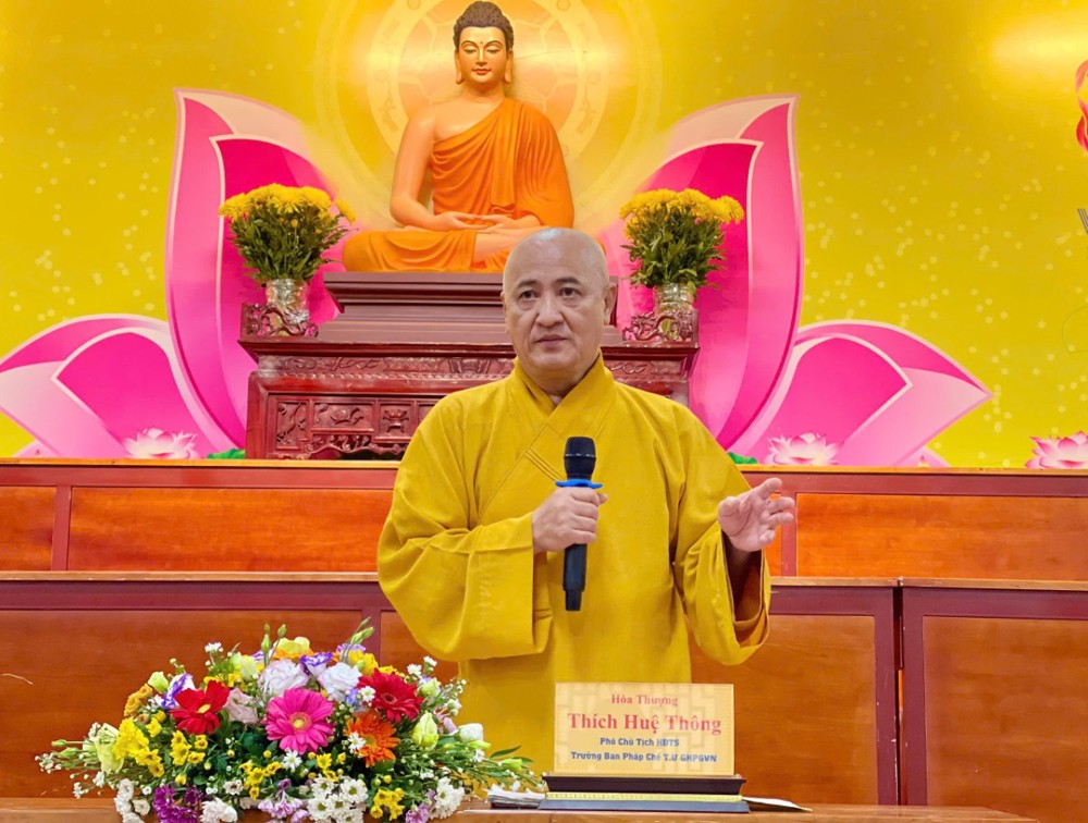 TP.HCM: HT. Thích Huệ Thông thuyết giảng với chủ đề “Khái niệm của vị Trụ trì theo truyền thống và thới đại mới”