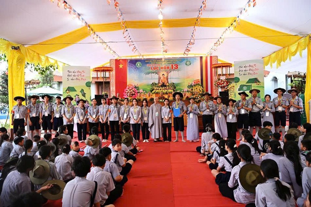 Hưng Yên: Khai mạc Trại họp bạn Lục Hòa 13 Gia đình Phật tử