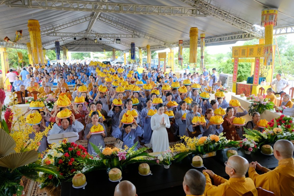 An Giang: Trang nghiêm pháp hội Vu lan báo hiếu PL.2569 và húy kỵ lần thứ hai cố Đại đức Thích Tâm Cần tại chùa Tân Phước