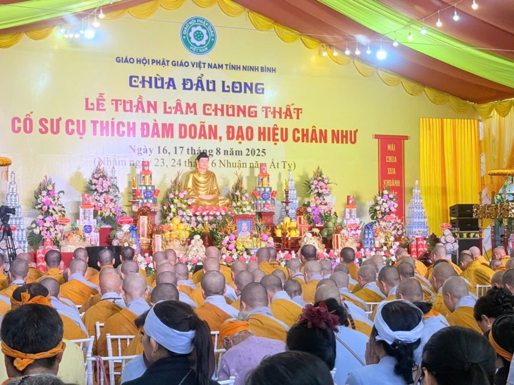Ninh Bình: Lễ Tuần định nghiệp 49 ngày của cố Sư cụ Thích Đàm Doãn – Đạo hiệu Chân Như