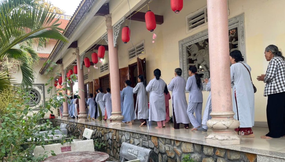 Đồng Nai: Hơn 200 Phật tử tham dự khóa tu “Một ngày an lạc” lần thứ 138 tại chùa Phước Điền