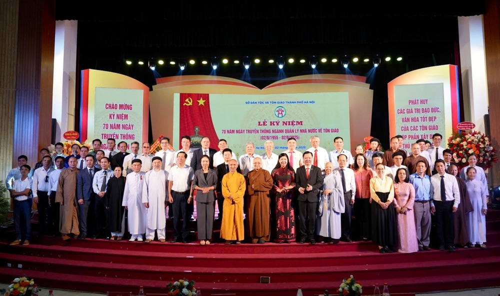 Hà Nội: Kỷ  niệm 70 năm Ngày truyền thống ngành Quản lý nhà nước về tôn giáo