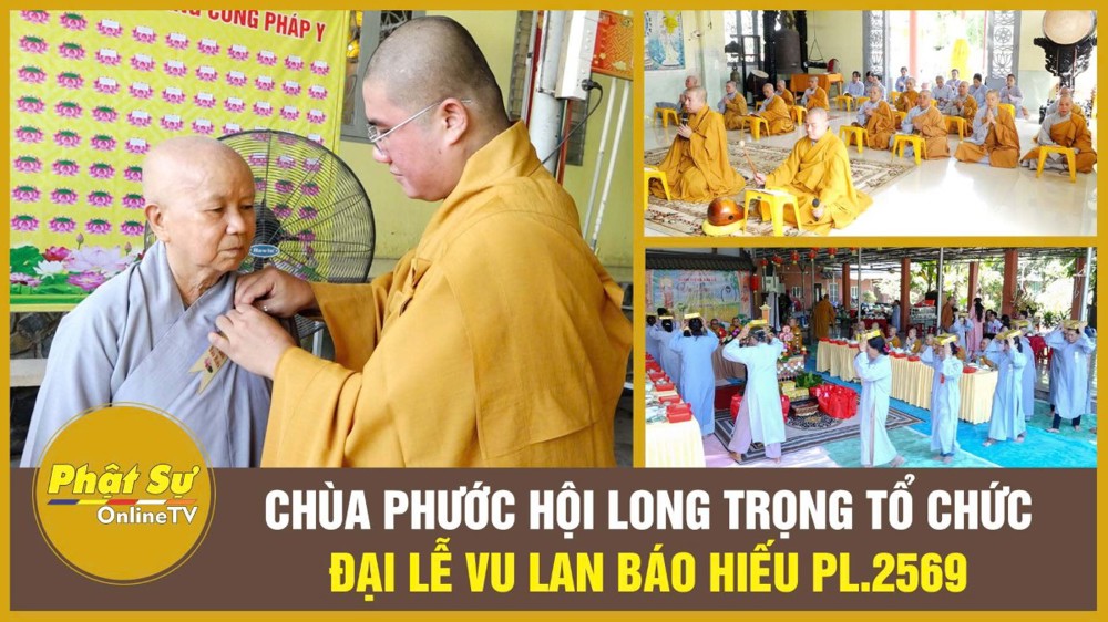 [Video] TP.HCM: Chùa Phước Hội long trọng tổ chức Đại lễ Vu lan Báo hiếu PL.2569