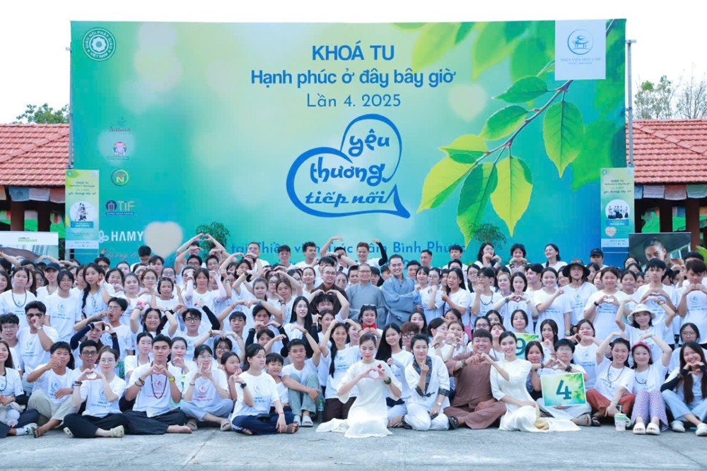Đồng Nai: Ngày thứ hai khóa tu "Hạnh phúc ở đây bây giờ" - Lan tỏa hơi ấm "Yêu thương tiếp nối"