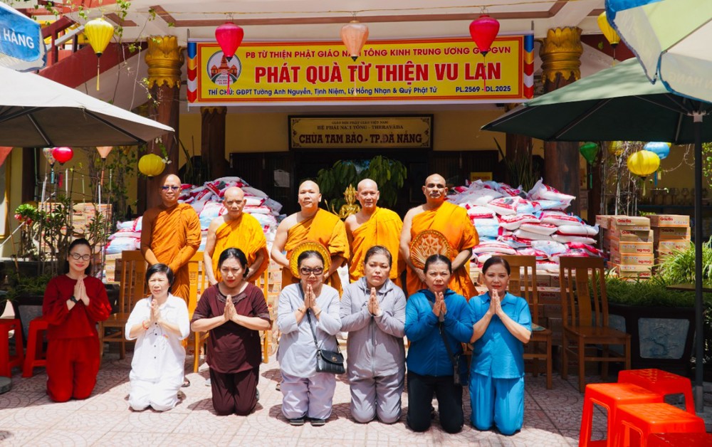 Đà Nẵng: Từ thiện Mùa Đại Lễ Vu Lan Báo Hiếu 2569 tại chùa Tam Bảo