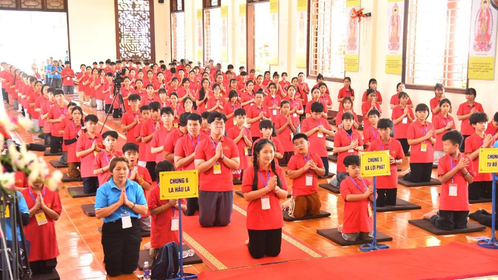 Quảng Ngãi: Lễ khai mạc khóa tu mùa hè “Nuôi Con Khôn Lớn” lần 1 tại chùa Huệ Chiếu