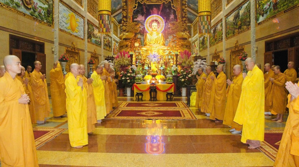 Vĩnh Long: Chư hành giả Tăng An cư Kiết hạ Chùa Vĩnh An trang nghiêm tác pháp Tự tứ PL. 2569 – DL. 2025