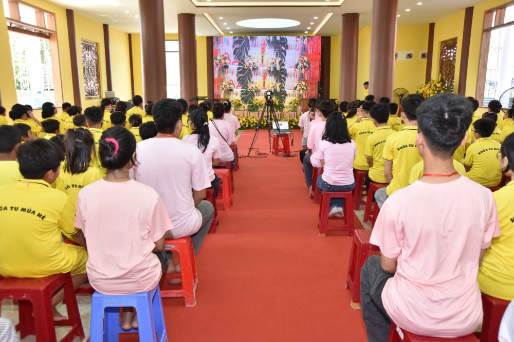 Khánh Hòa: Chùa Bửu Liên khai mạc khóa tu mùa hè “ Vun Bồi Đạo Đức” lần 6