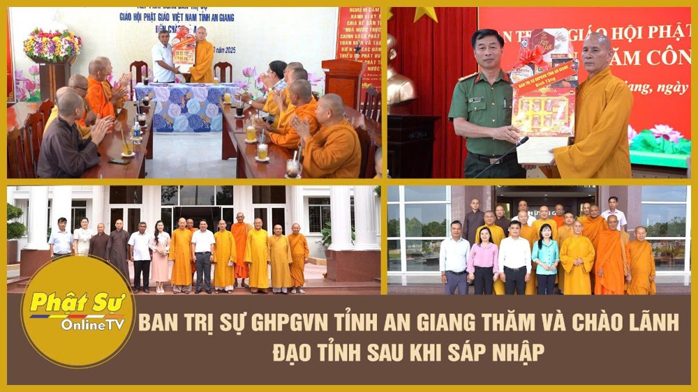 [Video] Ban Trị sự GHPGVN tỉnh An Giang thăm và chào lãnh đạo tỉnh sau khi sáp nhập