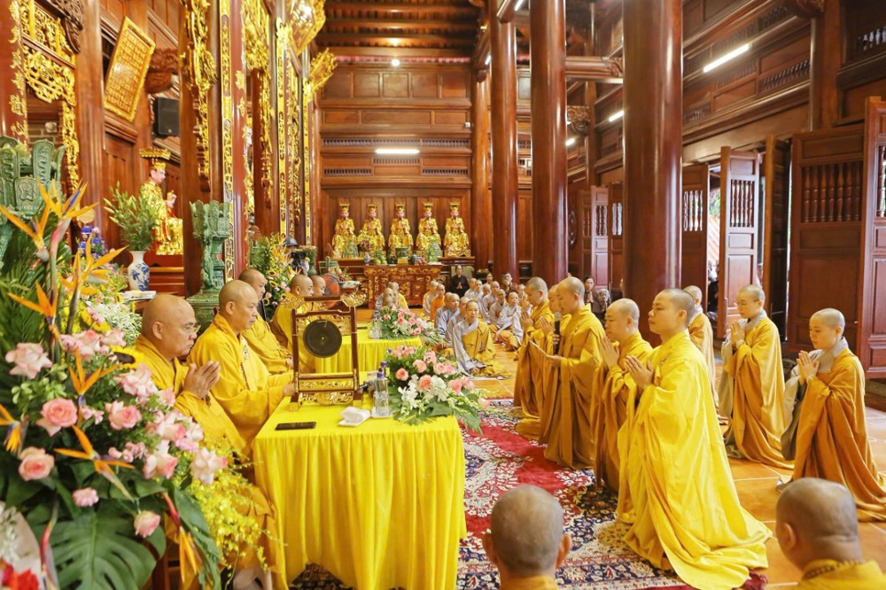 Thái Nguyên: Trang nghiêm lễ tạ pháp tại trường hạ Tổ đình chùa Phù Liễn