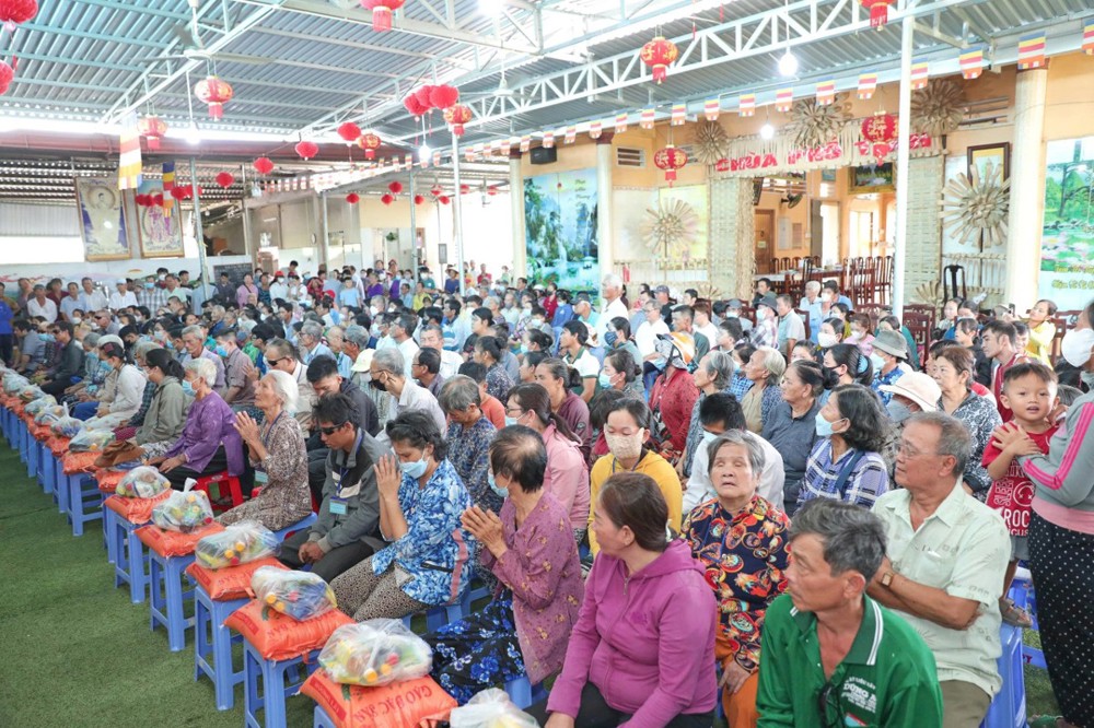 Đồng Tháp: Chùa Phổ Tịnh tổ chức chương trình từ thiện nhân mùa Vu lan Báo hiếu