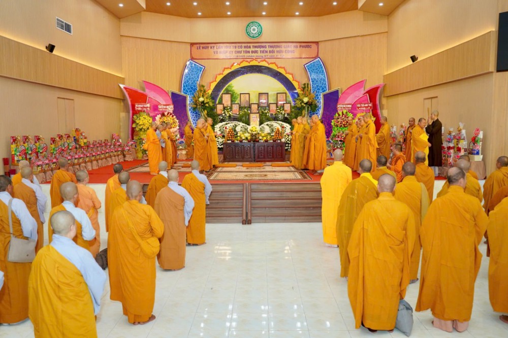 An Giang: Trang nghiêm lễ húy kỵ lần thứ 19 cố HT. Thích Giác Phước và hiệp kỵ chư Tôn đức tiền bối hữu công