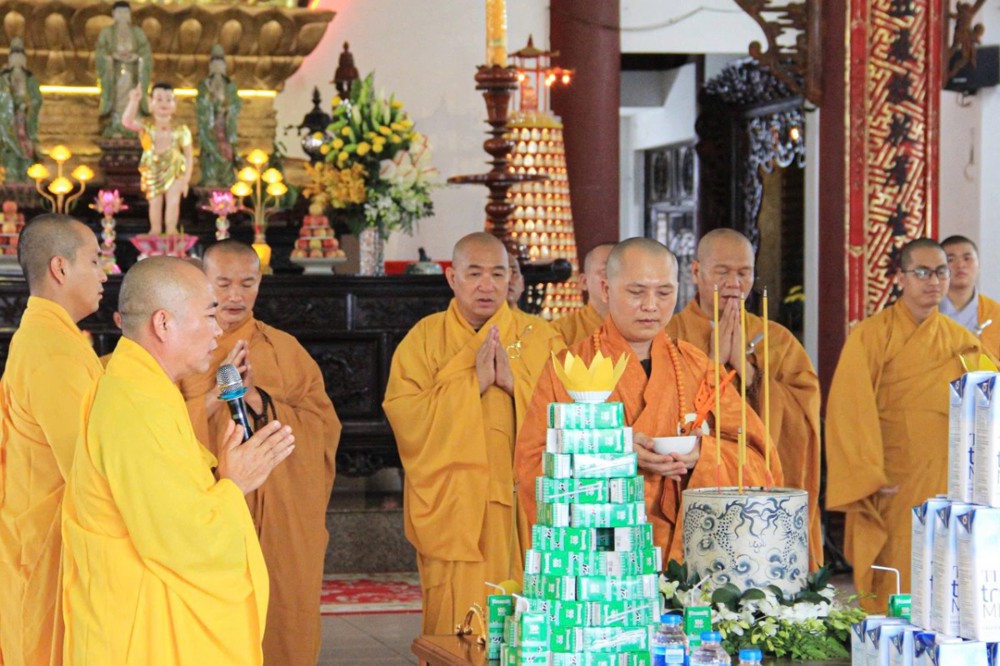TP.HCM: Thiền viện Quảng Đức cử hành lễ Lượt khoa Thí thực trong mùa Vu lan Báo hiếu