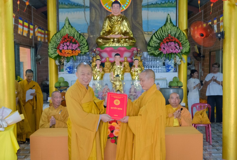 An Giang: Công bố quyết định bổ nhiệm trụ trì và lễ Vu lan chùa Pháp Hòa