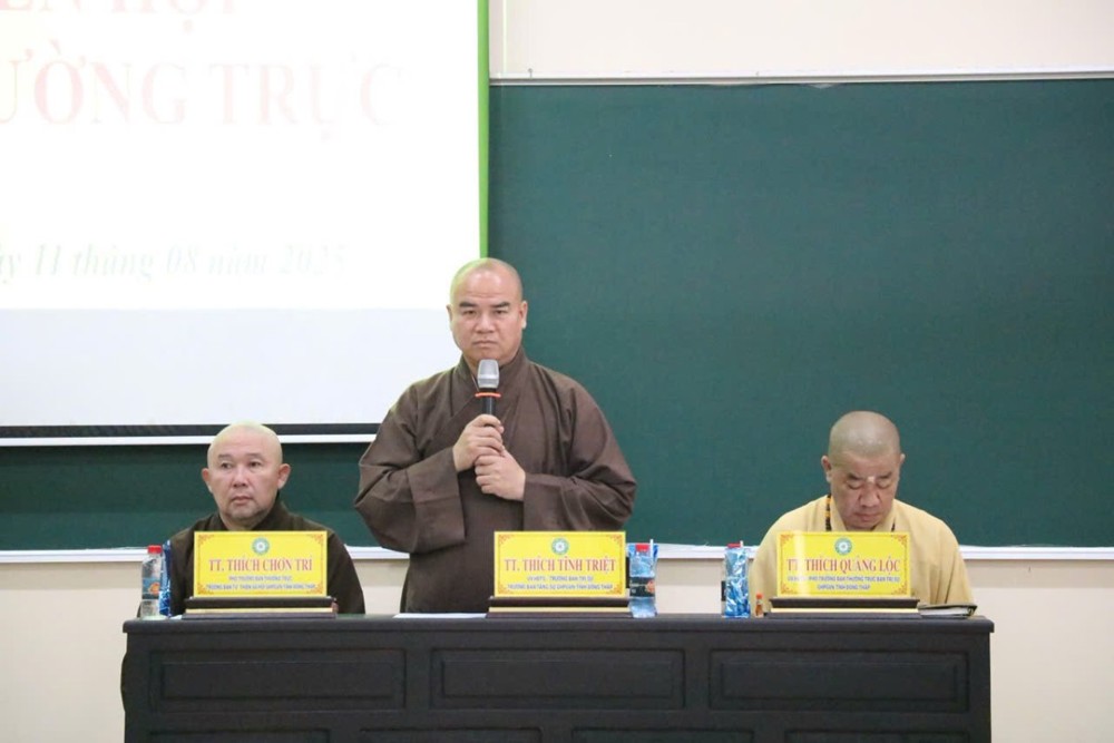 Đồng Tháp: Ban Trị sự GHPGVN tỉnh thông qua các Phật sự trọng điểm, khởi động giai đoạn phát triển mới