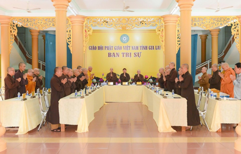 Gia Lai: Ban Thường trực Ban Trị sự GHPGVN tỉnh họp kỳ thứ 4 triển khai Phật sự quan trọng