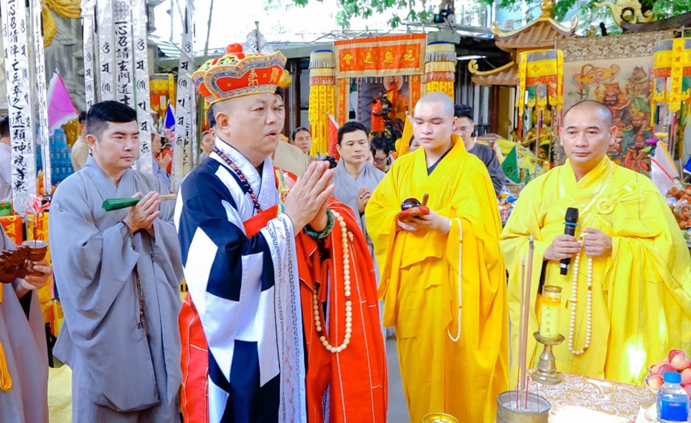 TP.HCM: Pháp hội Trai đàn Bình đẳng Chẩn tế kỳ siêu mùa Vu lan Báo hiếu tại chùa Giác Tánh