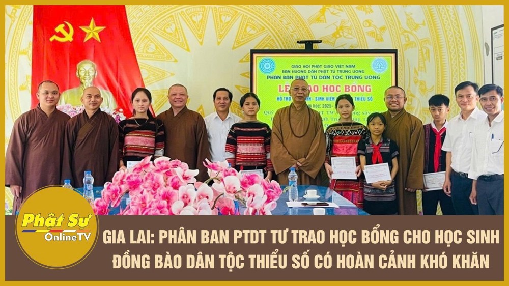 [Video] Gia Lai: Phân ban PTDT TƯ trao học bổng cho học sinh đồng bào dân tộc thiểu số có hoàn cảnh khó khăn