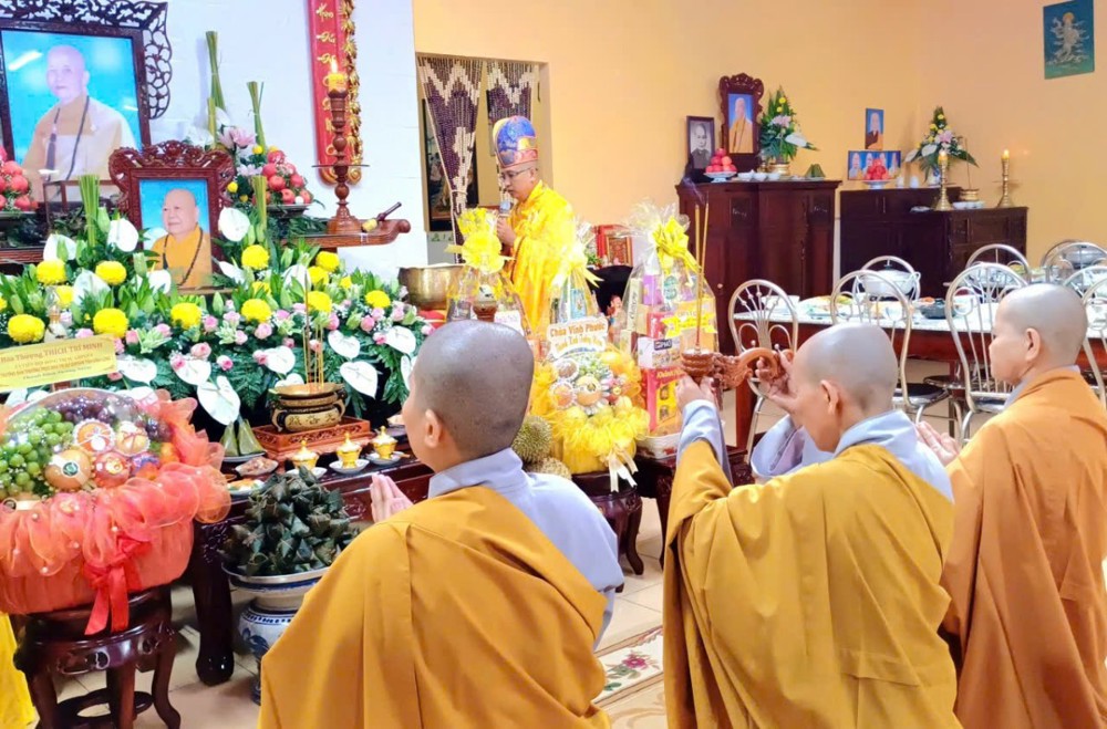 Vĩnh Long: Chùa Liên Hoa trang nghiêm tổ chức lễ húy kỵ cố Ni trưởng Thích Nữ Như Đức và lễ Vu Lan PL.2569 