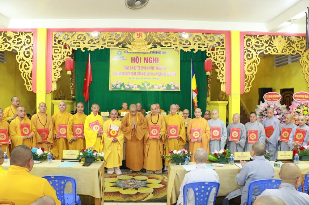 Đồng Tháp: Phật giáo khu vực II họp kiện toàn nhân sự và định hướng hoạt động trong thời gian tới