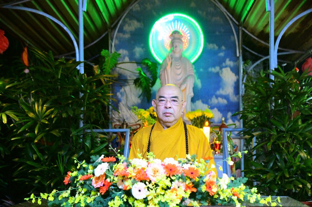 TP.HCM: Hòa thượng Thích Minh Thành thuyết giảng Vu Lan tại chùa Hương Thiền