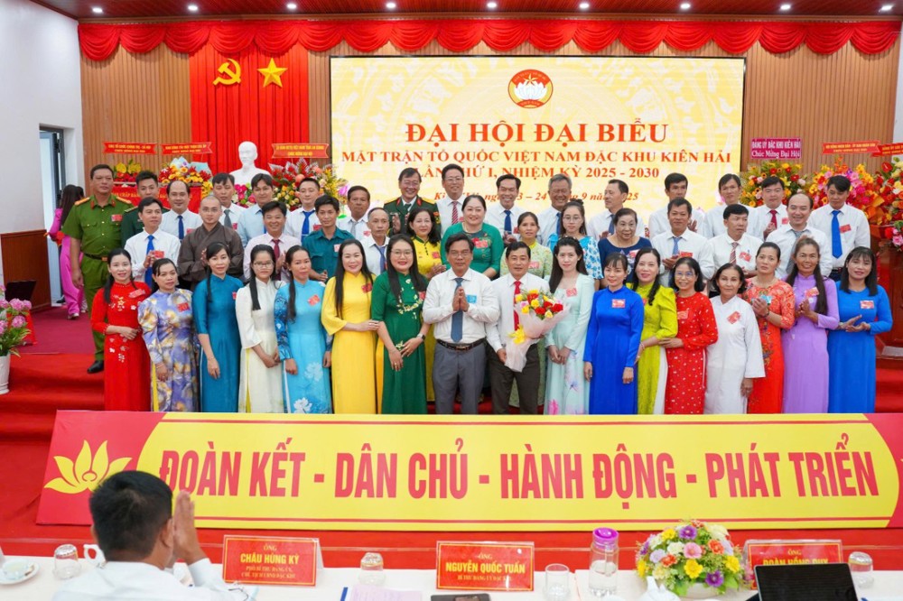 An Giang: Đại hội Đại biểu MTTQVN Đặc khu Kiên Hải lần thứ I, nhiệm kỳ 2025 – 2030