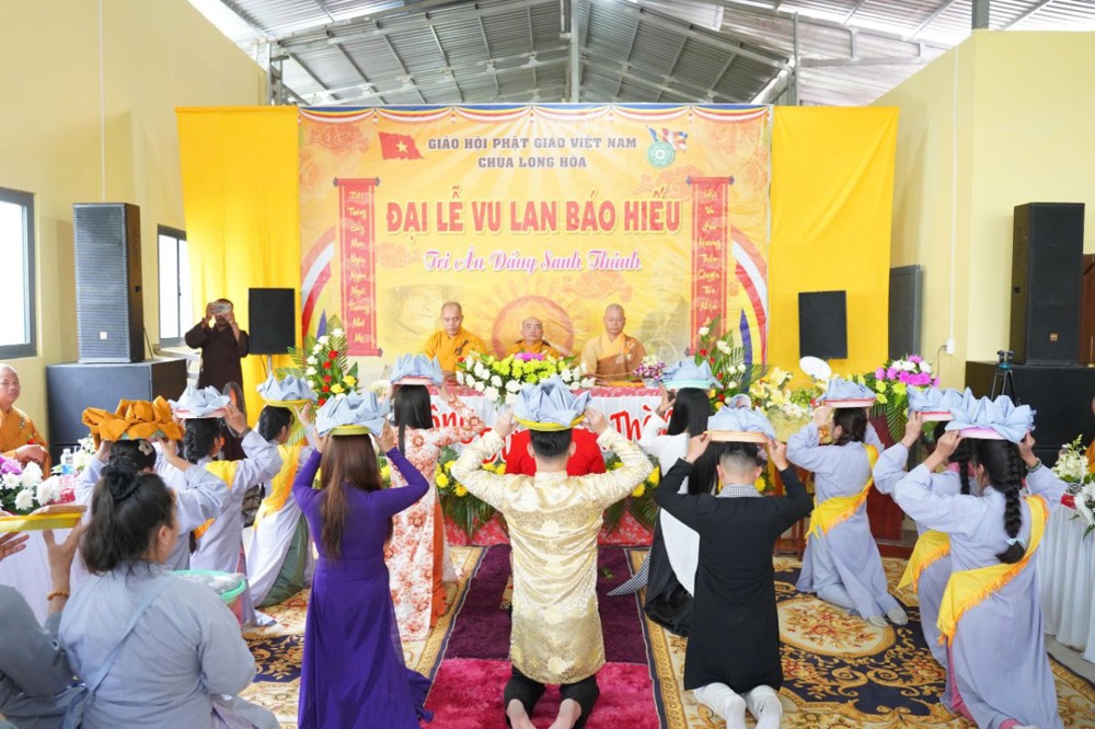 An Giang: Trang nghiêm đại lễ Vu lan báo hiếu PL.2569 tại chùa Long Hòa