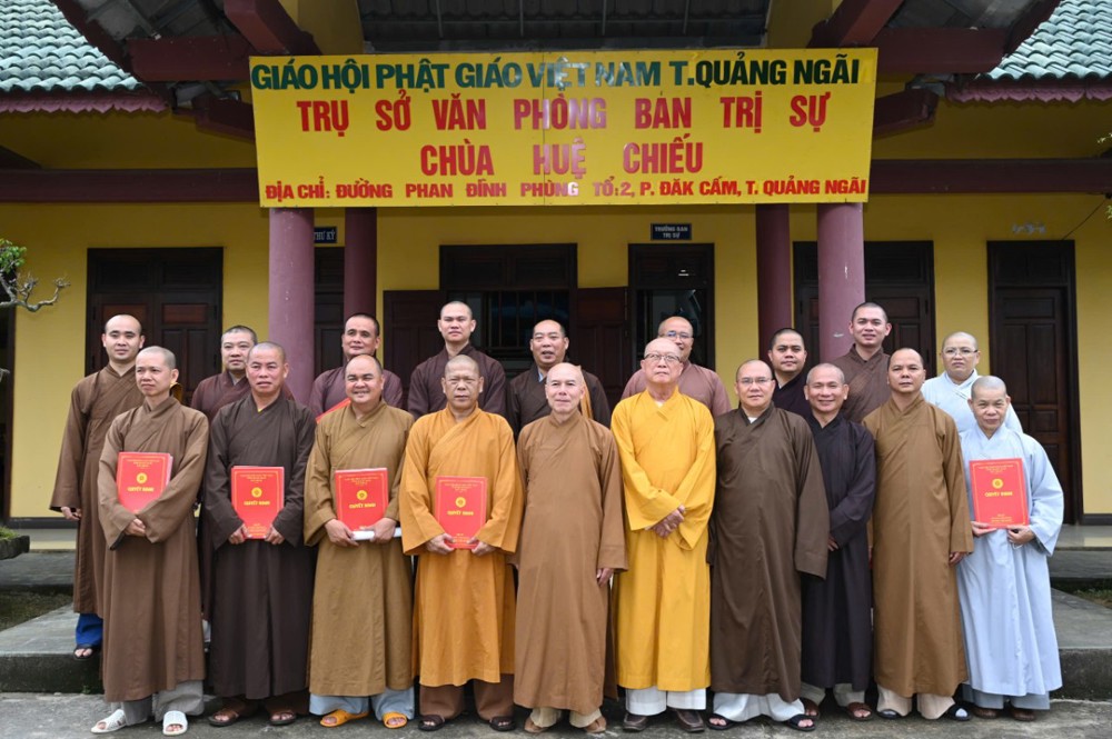 Quảng Ngãi: Ban Trị sự GHPGVN tỉnh họp giao ban, đánh giá công tác Phật sự và định hướng hoạt động mới