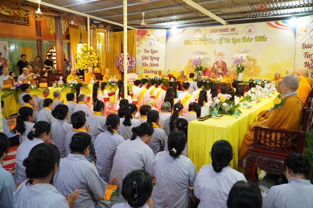 Đồng Tháp: Ấm áp Pháp hội Vu lan Báo hiếu tại ngôi Chùa ven biển Vàm Láng