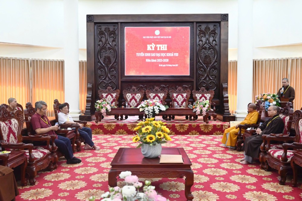 Học viện PGVN tại Hà Nội tổ chức kỳ thi hệ Sau Đại học (khoá VIII) năm 2025