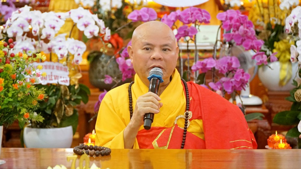 TP.HCM: Khánh tuế mừng thọ Hòa thượng Thích Tấn Đạt - Viện chủ chùa Hòa Khánh
