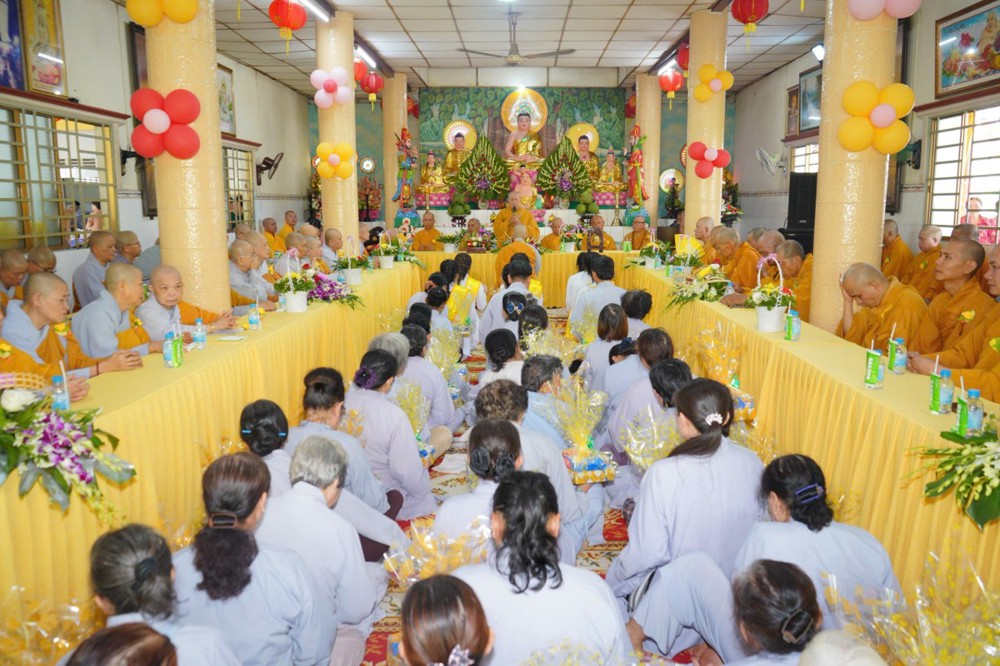 Đồng Tháp: Trang nghiêm Đại lễ Vu lan tại chùa Thiên Phước Ni (xã Kim Sơn)